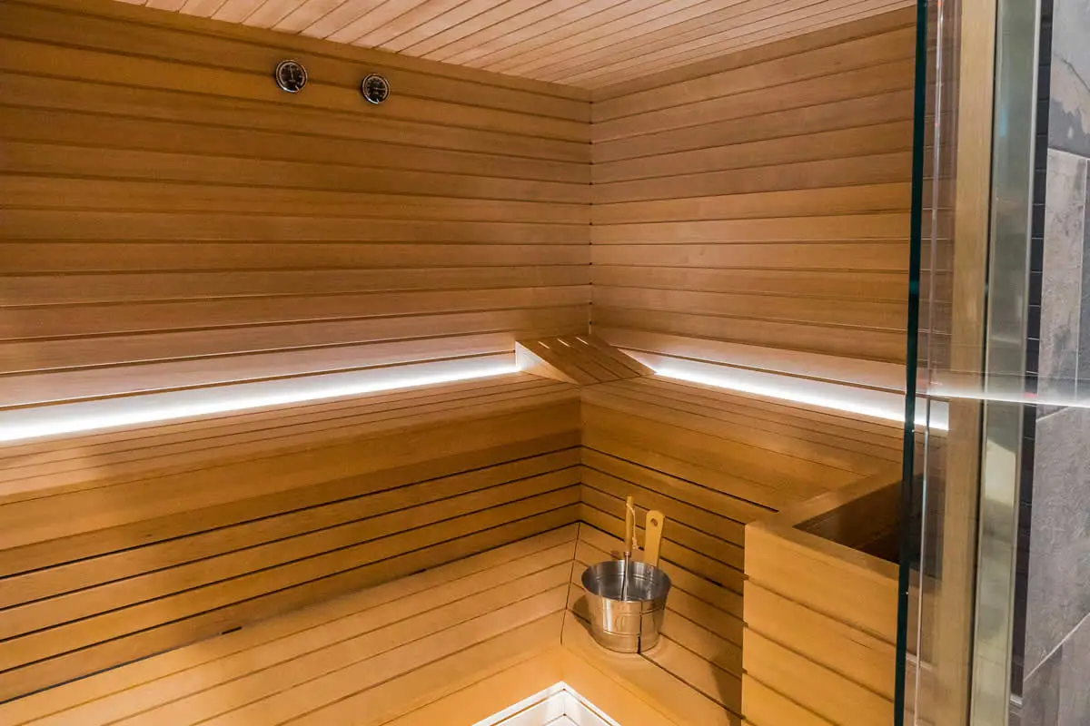 Illuminazione Sauna